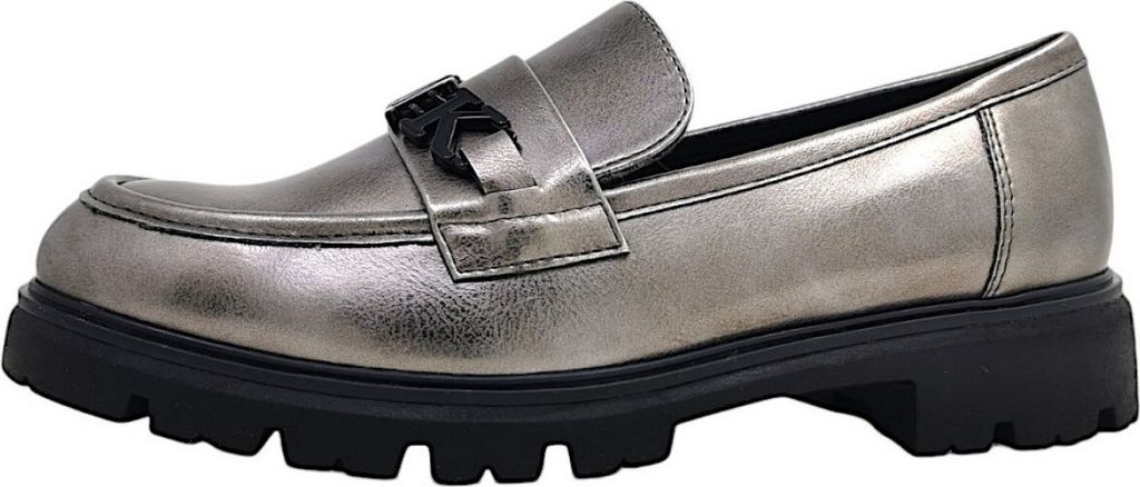 Marco Tozzi Damen Slipper in Silber, Größe 40