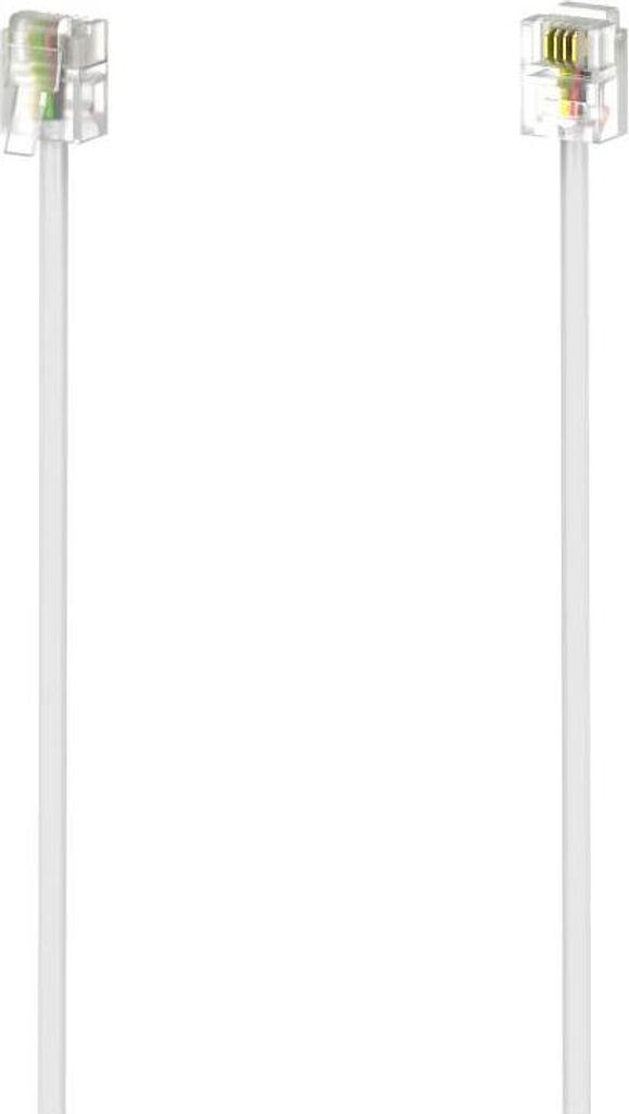 Hama 00201135 Telefonkabel 10 m Weiß