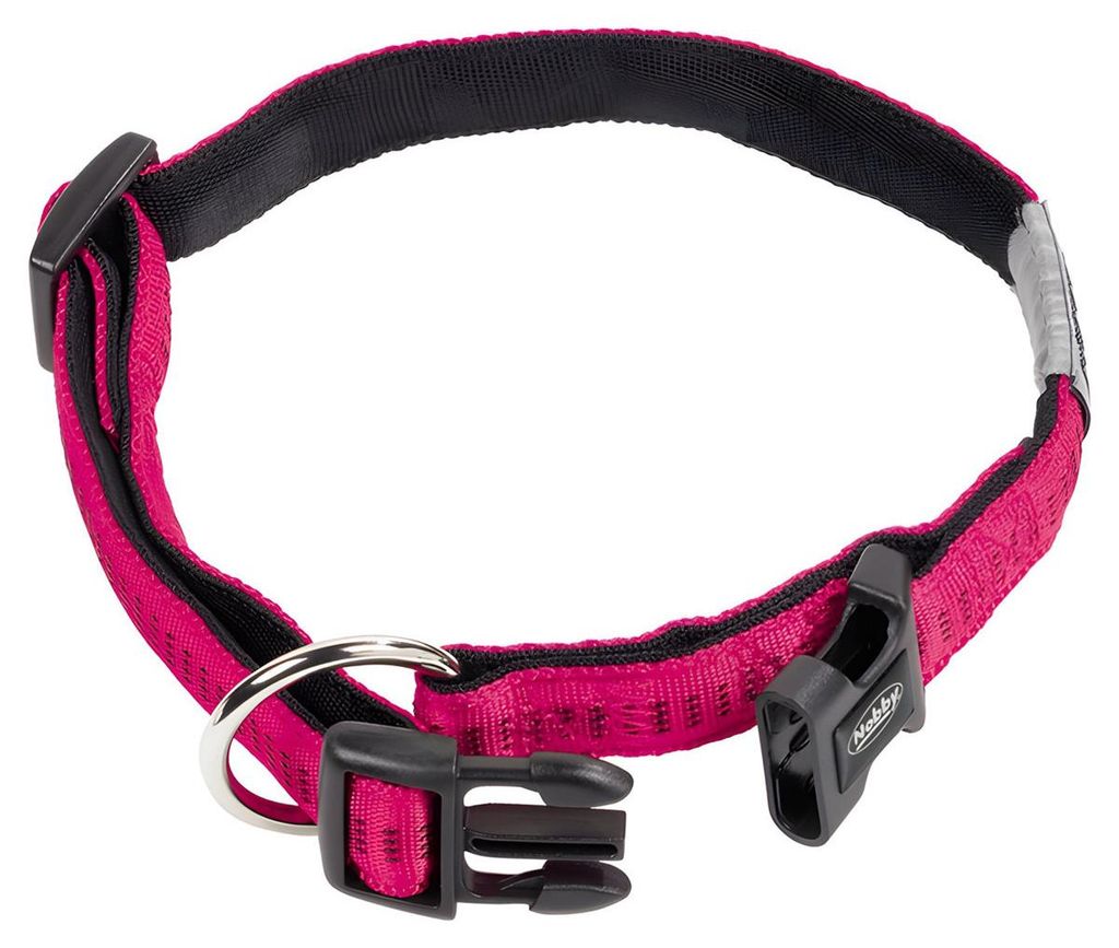 Nobby 78512-77, Hund, Standardkragen, Fuchsie, Nylon, M-L, Produktbild 