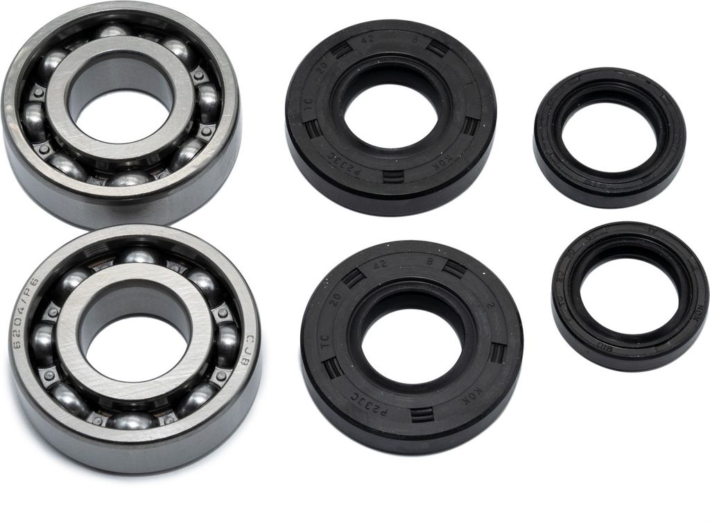 Maxtuned Kurbelwellenlager inkl. HQ-Wellendichtringen 20x47x14mm kompatibel mit Minarelli / Aprilia / MBK / Yamaha