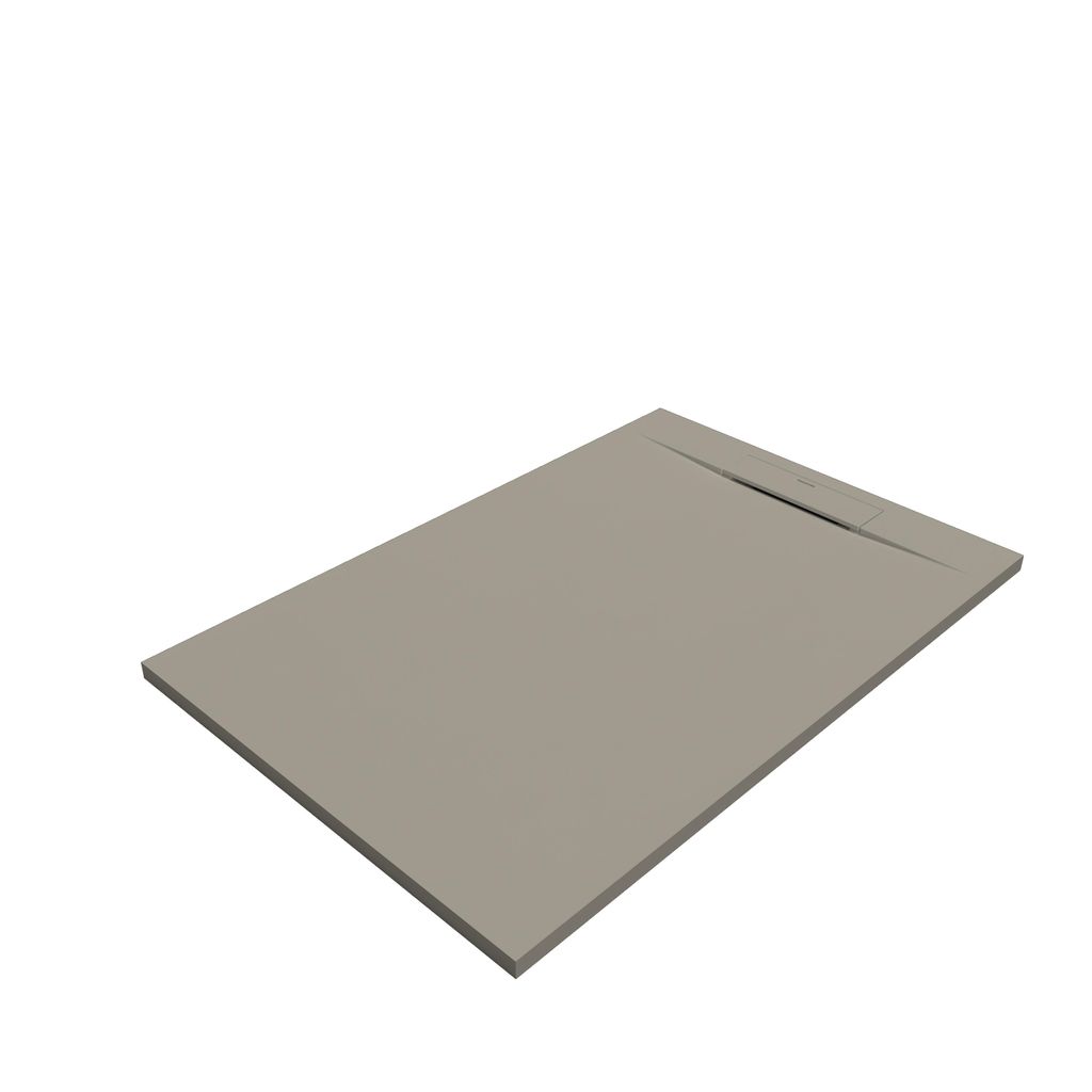SANYCCES SIENA Rechteckige Duschwanne SanyDur Gel Coat 110 x 80 cm, Sand