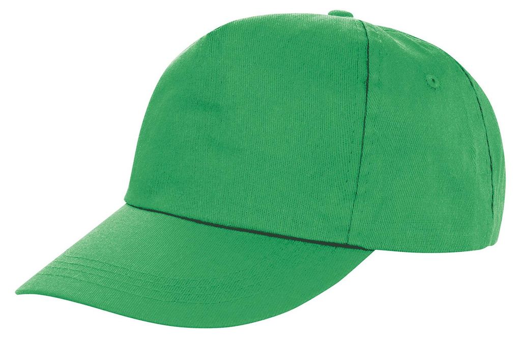 Result Headwear - "Houston" Baseball-Mütze 5 Segmente FK1808 (Einheitsgröße) (Apfelgrün)