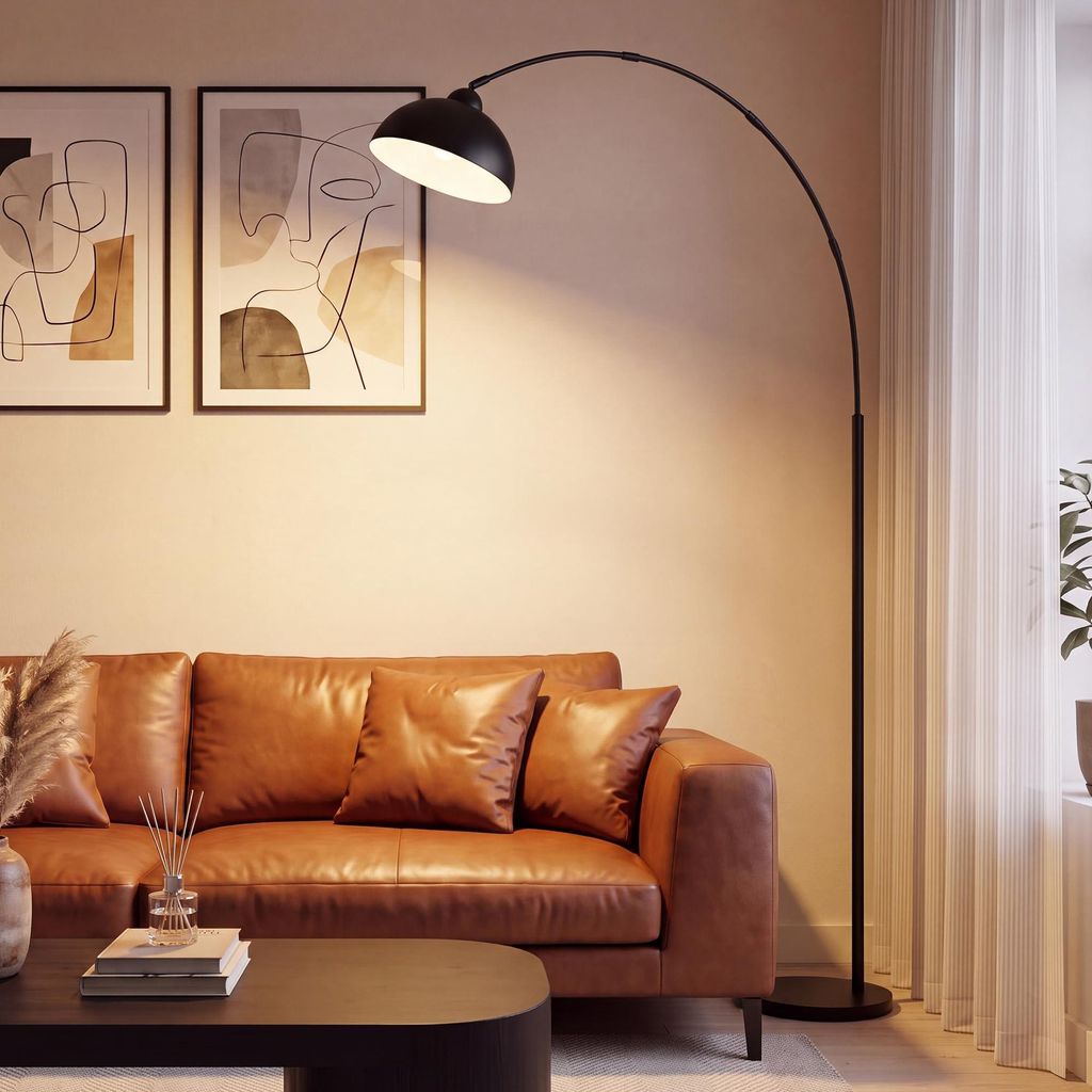 Lampe de sol pour salon, sans ampoule Image du produit 