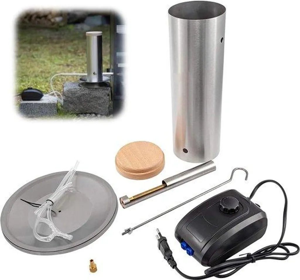 Fumoir à froid inox et pompe électrique pour le fumage du poisson et viande