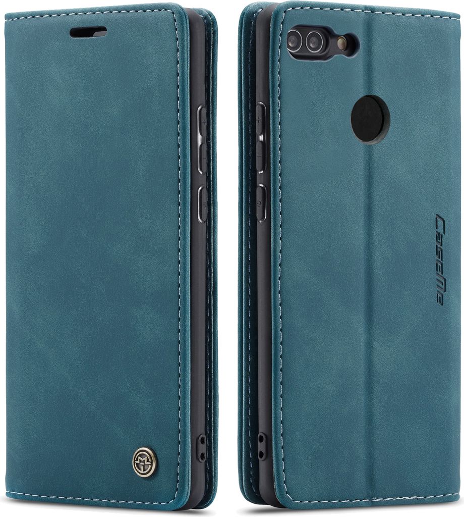 Huawei P Smart Case, RetroPolyuréthaneLeather Case, Card Image du produit 