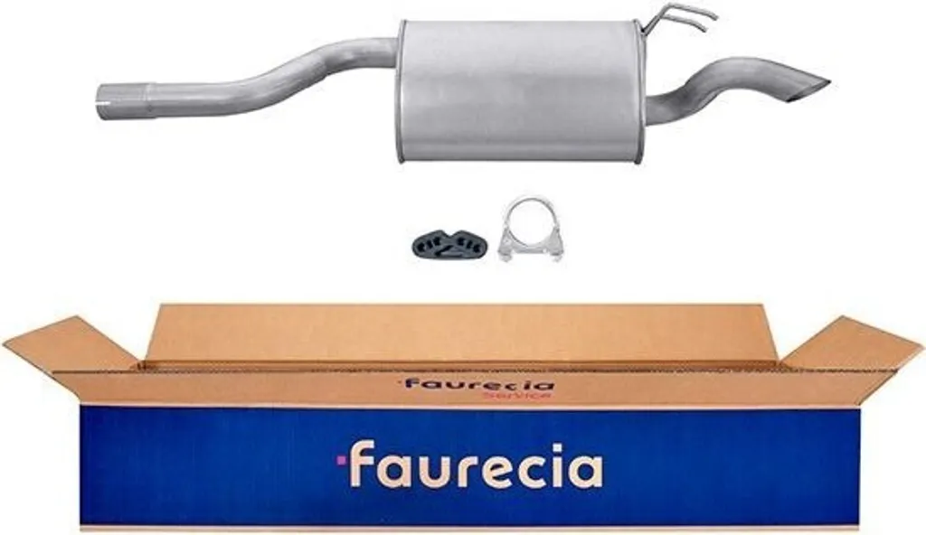 Pot d'échappement arrière pour Fiat Punto et Idea - Remplacement OE 55187487