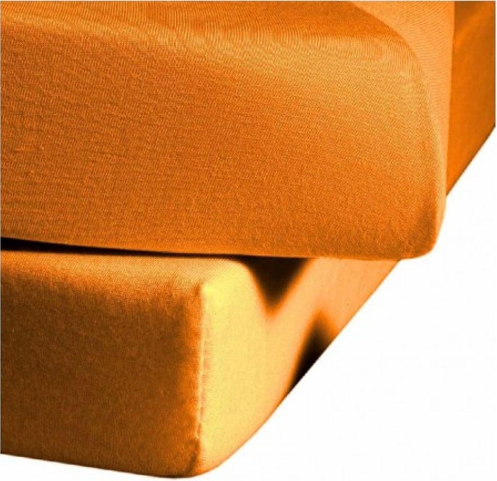 Fleuresse Mako-Jersey-Spannlaken Jenny C Farbe orange 2044
