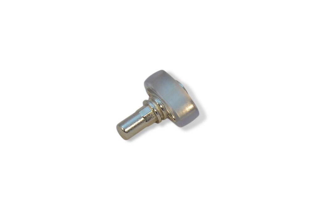 A single shelf support pin is shown against a white background.