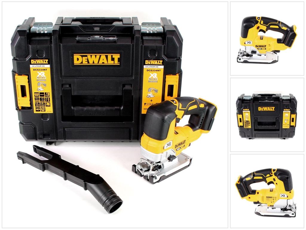 DeWALT DCS334NT-XJ, Horní rukojeť, Černá, Žlutá, 45°, 3200 Obrázek produktu 