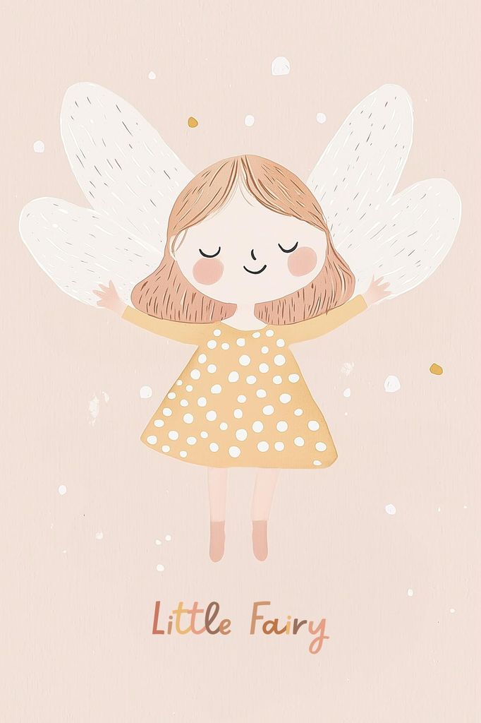 Poster 40x60cm Muster für Kinder, Mädchen fürs Kinderzimmer - Kleinkind