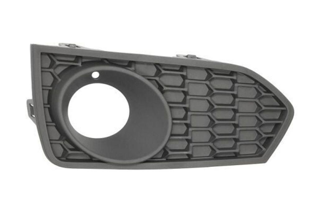 BLIC Lüftungsgitter Grill Stoßfänger für BMW 2 Coupe (F22, F87) mit Loch/Löchern für Nebellampen Schwarz