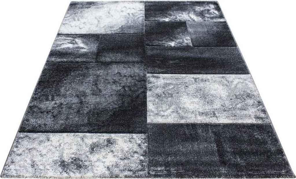 Ayyildiz | Moderner Teppich - Geometrisch - Abstrakt Design - Kurzflor Wohnzimmer - grau - 340 cm x 240 cm