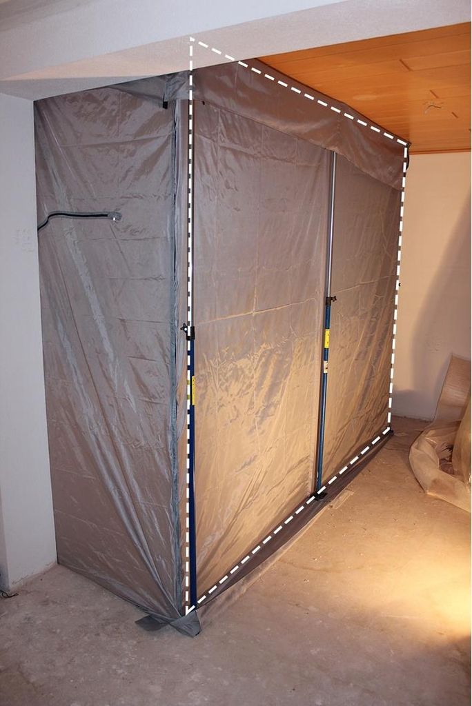 Glück Staubschutzwand 310 x 310 cm Produktbild 