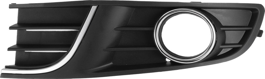 1 Stück Nebelscheinwerfergrill für Volkswagen Polo 2011-2013 Robustes ABS Schwarz Silber Front Links Unten Stoßstange Nebelscheinwerferabdeckung...