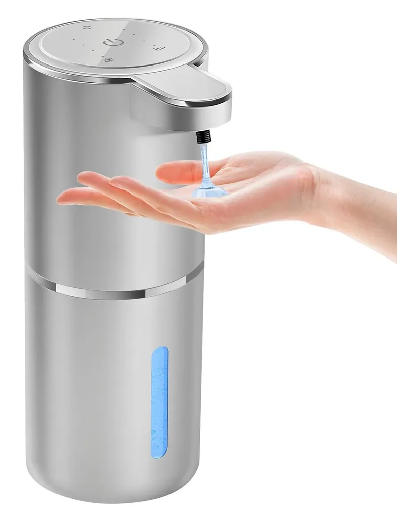 Distributeur de savon cuisine et salle de bains - Automatique et Étanche 380ml