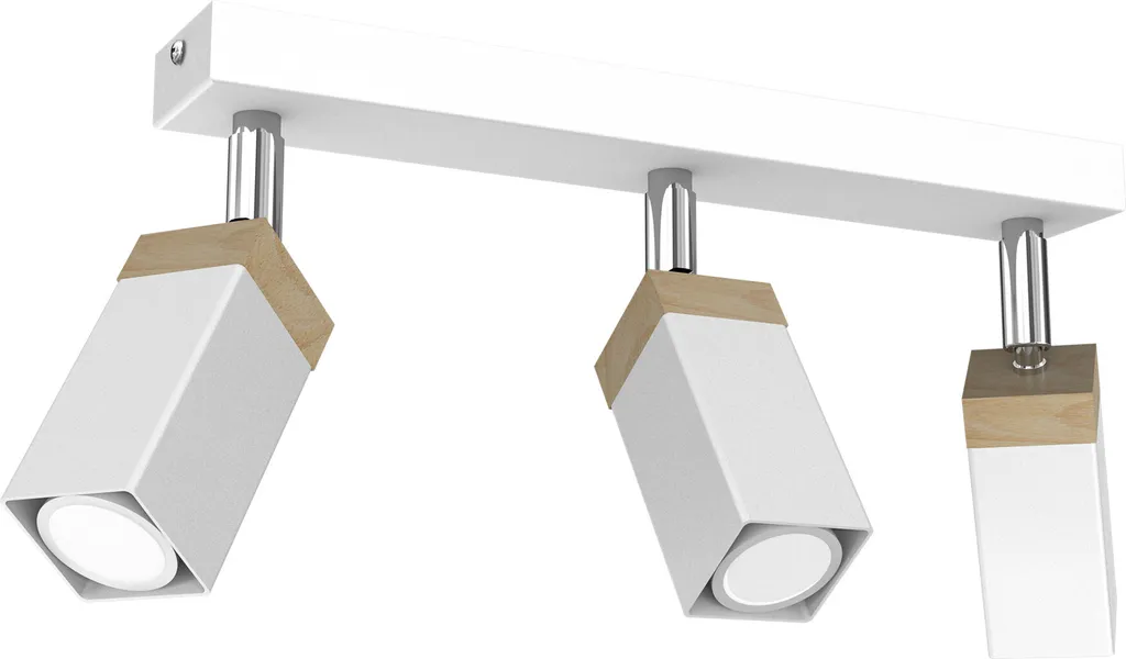 Lampada Milagro SOLO MLP7479 3x40W | Struttura Metallo e Legno Alta Qualità