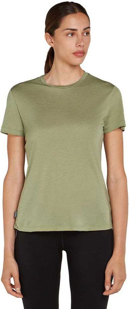 Icebreaker Merino Core Kurzarm-t-shirt Grün L Frau Grün L