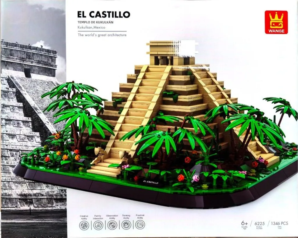 Pyramide Maya El Castillo Chichén Itzá - Kit Architecture XL 1346 pièces