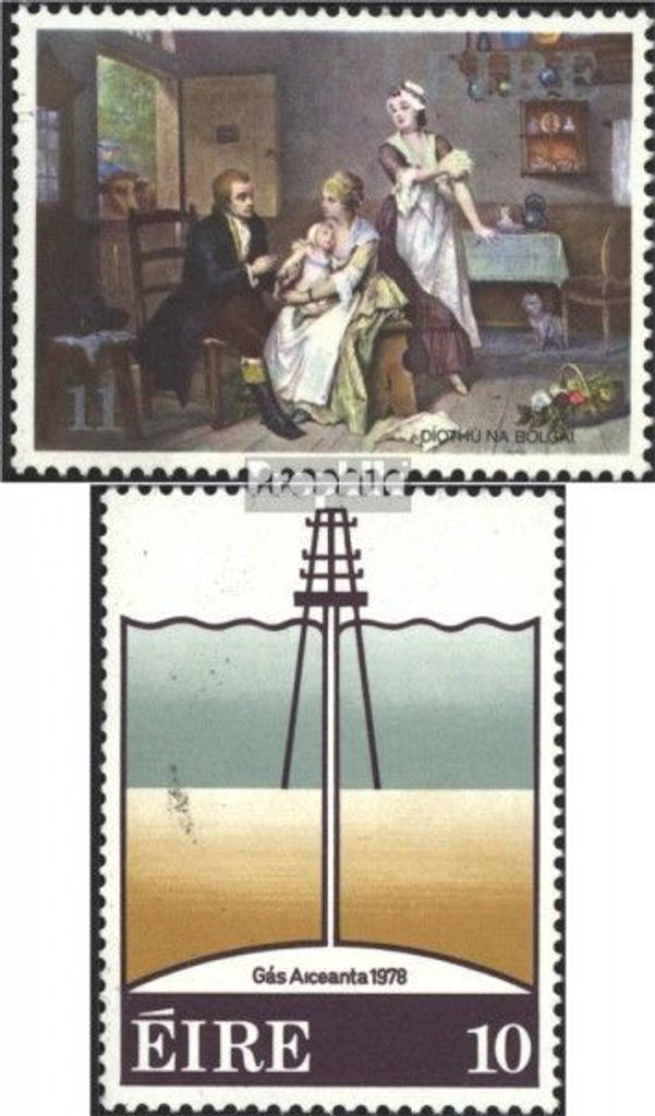 Briefmarken Irland 1978 Mi 381,383 (kompl.Ausg.) gestempelt Pockenende