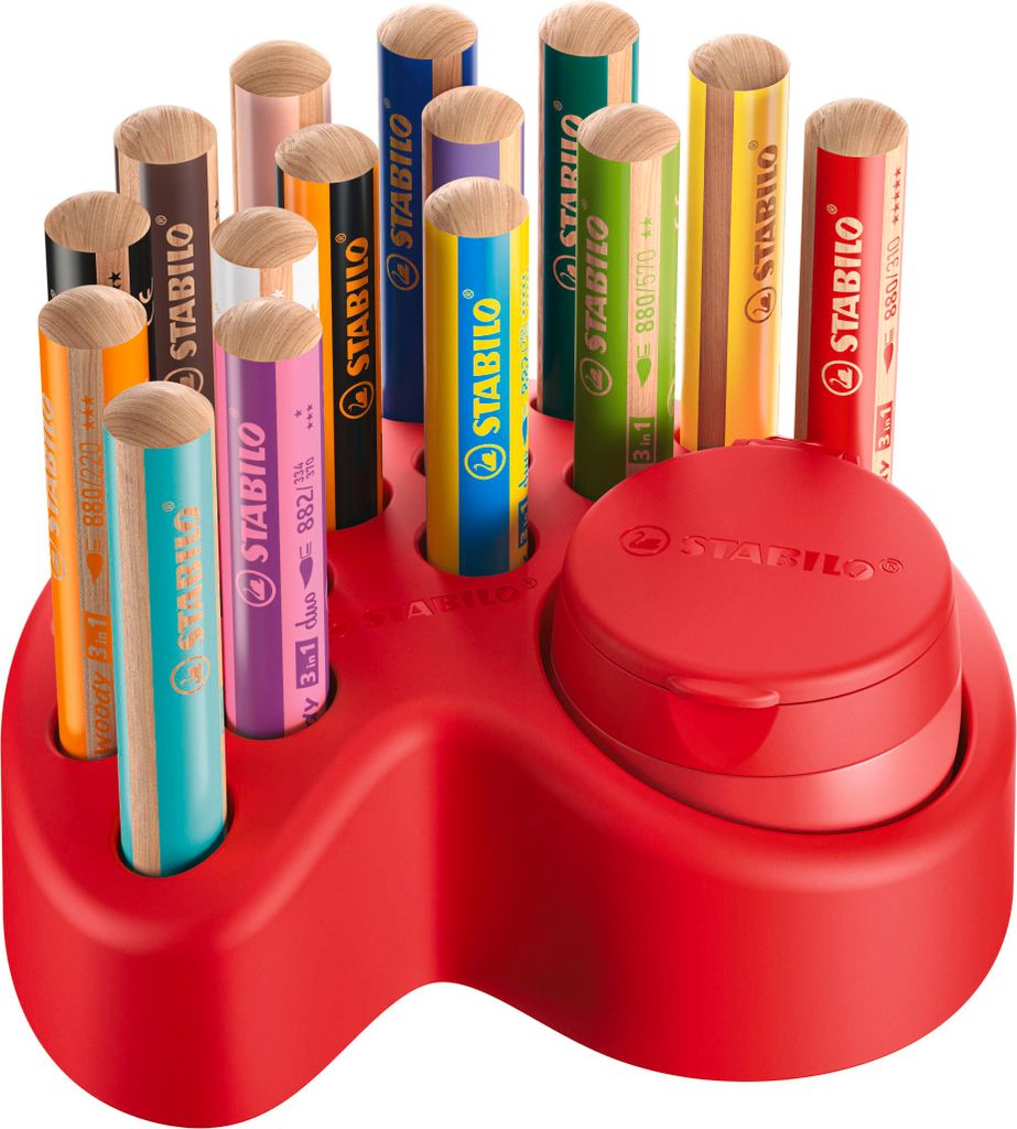 STABILO 880/15-01 Crayons de couleur STABILO woody 3in1 Image du produit 