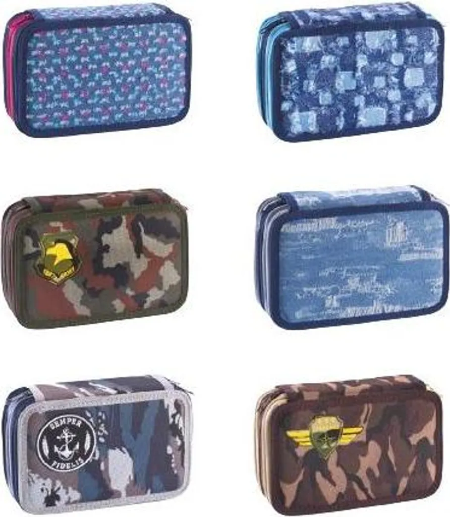 Favorit 100501311 Étui Rigide pour Stylos aux Couleurs Mélangées