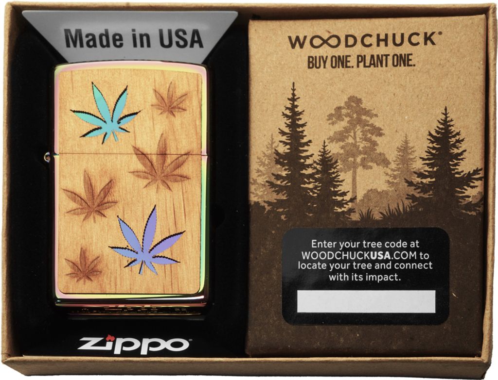 Zippo Benzinfeuerzeug Woodchuck Mahagoni, Windfest, Einzigartig, Umweltschonend, Stilvoll