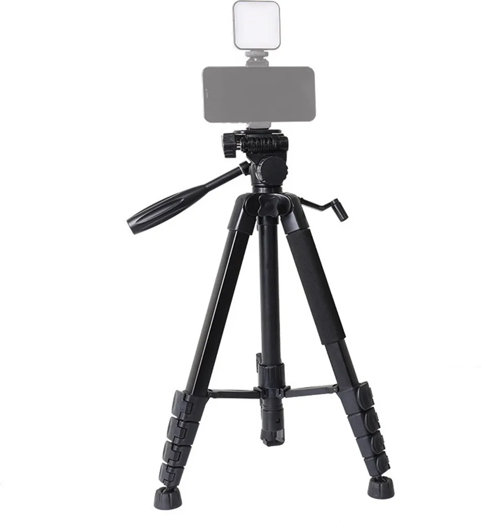 Trépied photo stable 1,5 m en aluminium - 4 sections légères et INF
