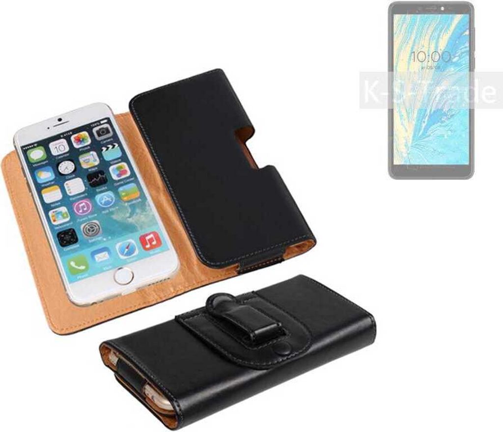 K-S-Trade Schützhülle Handyhülle kompatibel mit BQ Mobile BQ-5740G Spring Holster Gürtel Tasche Schutzhülle Handy-Tasche Smartphone Case
