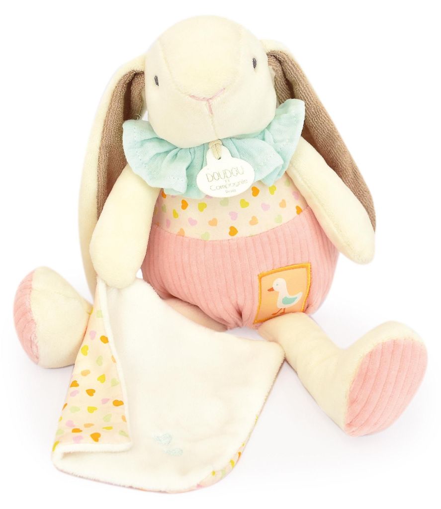 Doudou Dárková sada růžová Králíček Ciboulette s dečkou 28 Obrázek produktu 