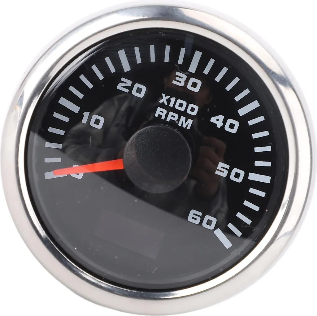 Compte-tours Universel 52mm 6000 RPM : Réparez votre Tableau de Bord - 2
