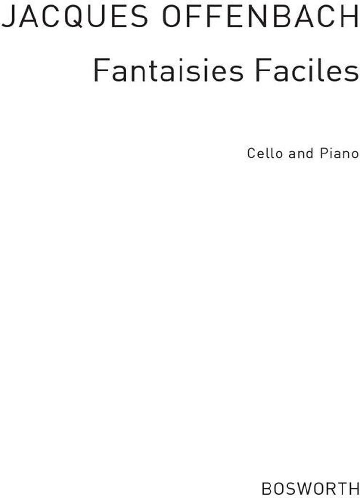 Fantaisies faciles für Violoncellound Klavier