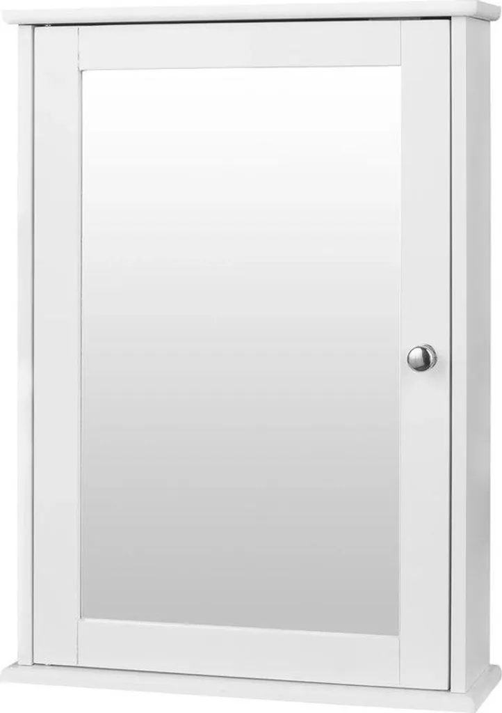 Armoire de bain miroir compacte 42 cm - Rangement mural gain de place