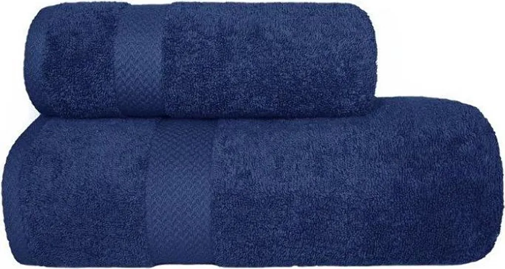 Telo Doccia Blu Scuro 70x140 Faro Fashion 550g - Eleganza Minimal