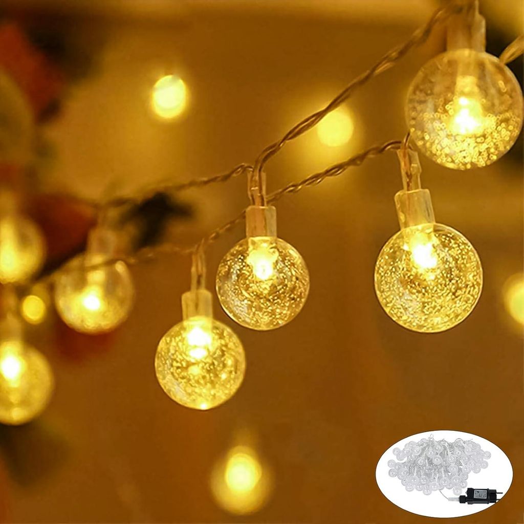 JOIEYOU Rozprávkové svetlá 20m 160 LED guľôčkové Obrázok produktu 