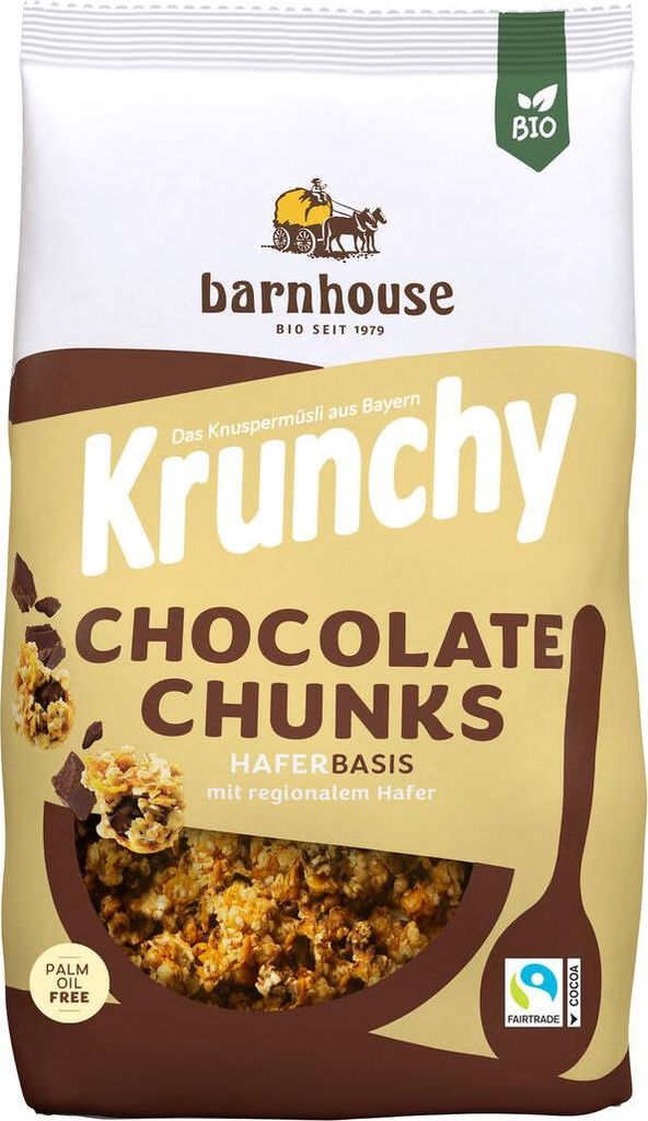 Barnhouse - Krunchy Chocolate Chunks - 500 g Obrázok produktu 
