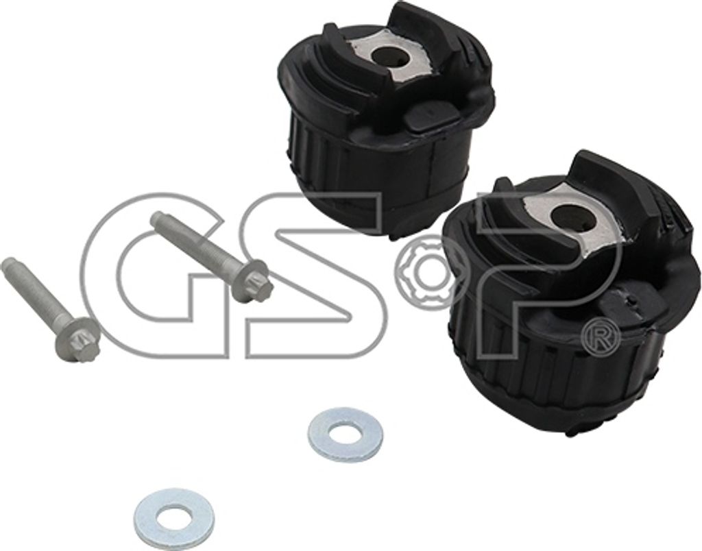 GSP Lagersatz Achskörper 510556S Hinten beidseitig außen passend für MERCEDES-BENZ E-Klasse Limousine (W210) 99mm 18,5mm