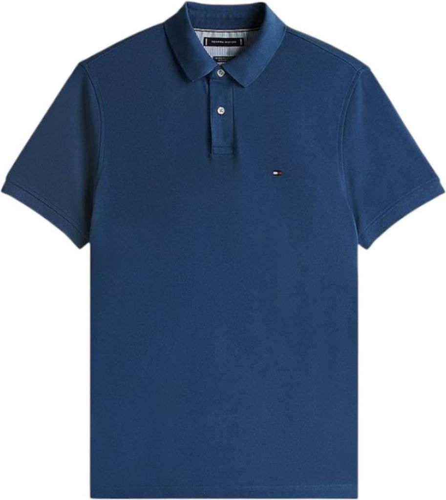 Tommy Hilfiger Short Sleeve Polo MW0MW17770DBZ in Multicolored color size large