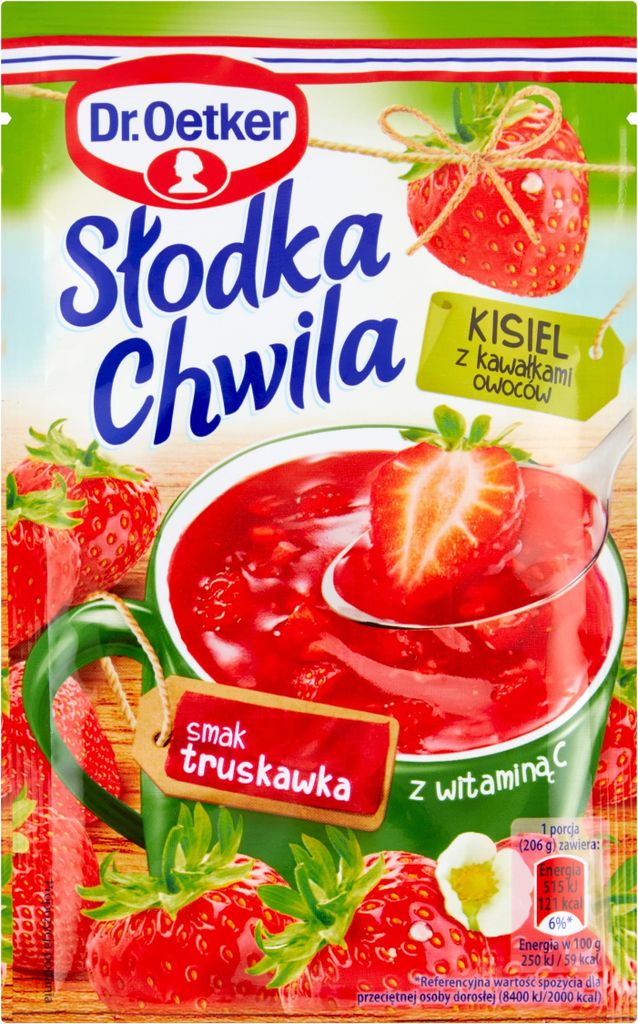 Kisiel truskawkowo-owocowy Dr. Oetker 31,5 g Obrázok produktu 