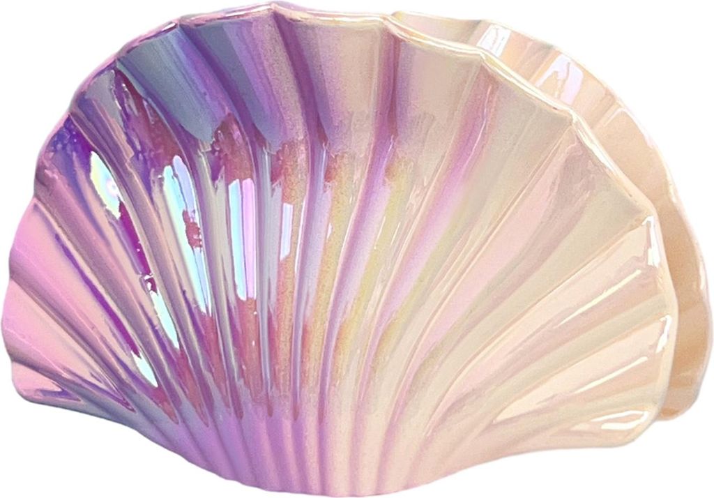 Haarspange Farbverlauf Hohles Design Muschelform Haarklammer Kunststoff Harz Material Starker Halt Hinterkopf Haarklammer