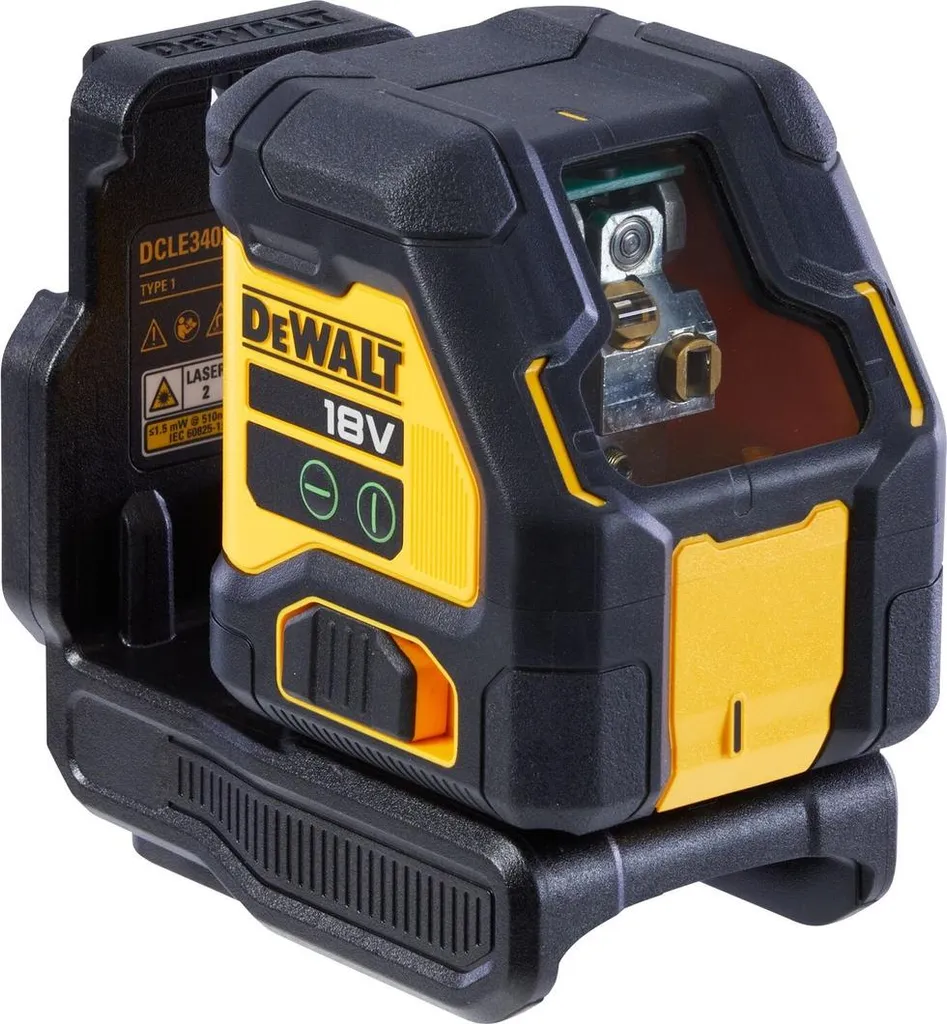 Laser vert DeWalt DCLE34021N-XJ compact avec faisceau haute visibilité