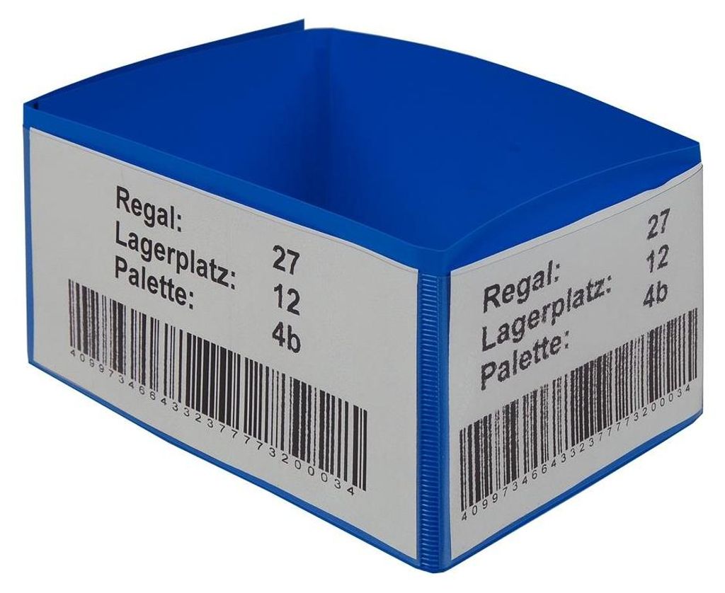 Kennzeichnungstasche für Palettenfüße, mit Klettverschluss, Blau, Verpackungseinheit: 10 STK