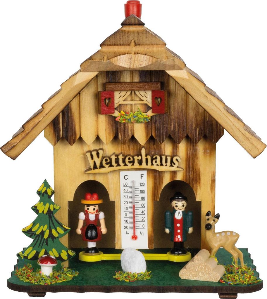 Trenkle Wetterhäuschen 73 hell aus dem Schwarzwald Produktbild 
