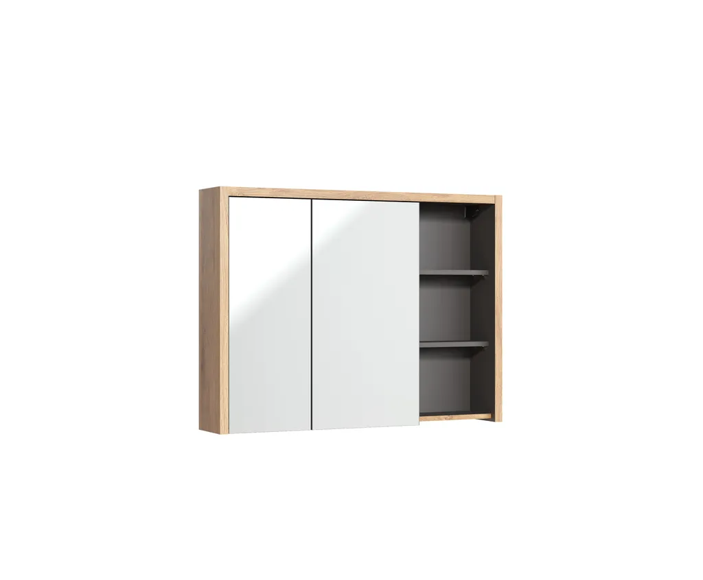 Armoire de salle de bain 100 cm miroir : gagnez de la place et du style