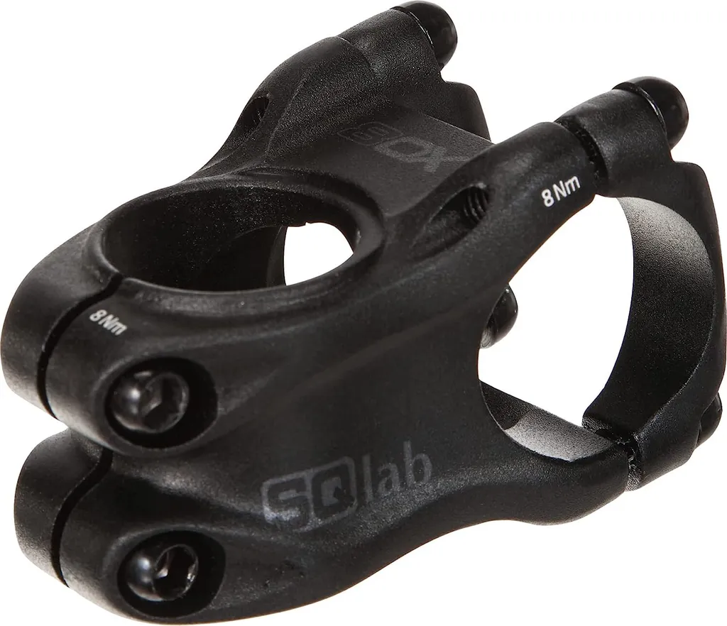 Guidon avec Potence Intégrée 8x8cm SQLAB SQL-2066 Noir pour Cyclisme - 2