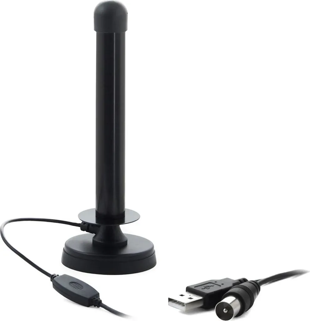 Antenne TV DVB-T2 Mistral MI-ANT100 Aimantée pour Réception Mobile