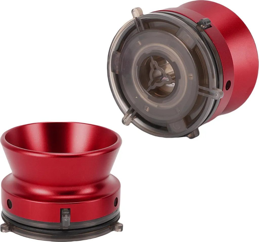 Fixation NAB Anti-Vibration pour Rouleaux de Magnétophone 10 Pouces Rouge
