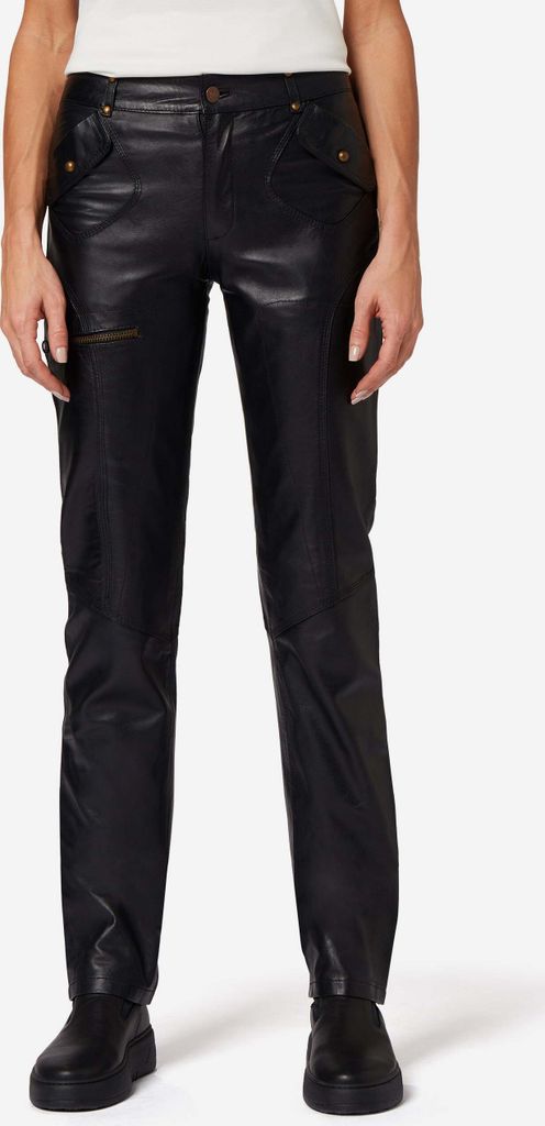 Damen Lederhose Lederjeans Ricano INSPIRIT – Schwarz / L Produktbild 