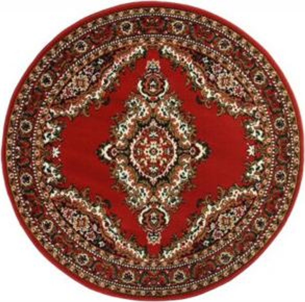 190x190 (průměr) kruh Kusový koberec TEHERAN T-102 red Obrázok produktu 