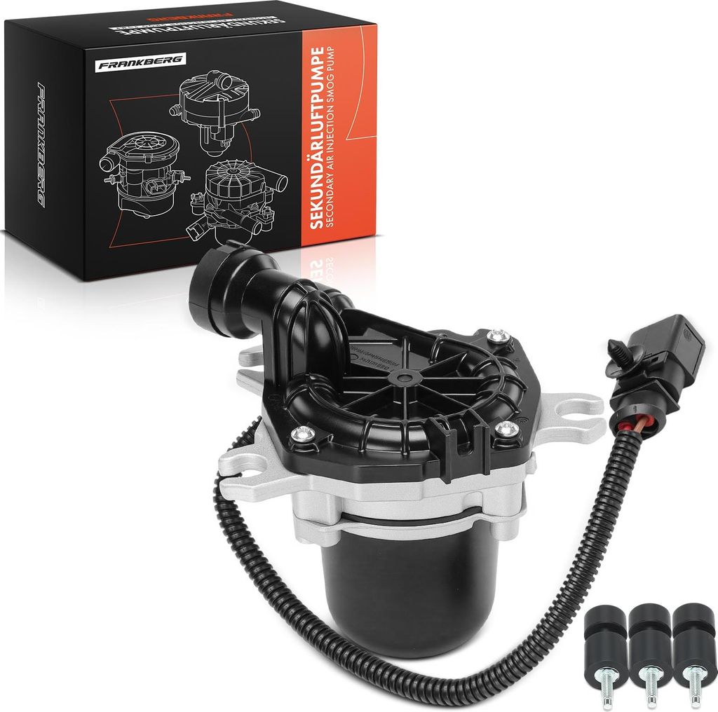 Frankberg 1x Sekundärluftpumpe für VW Golf VI 6 Jetta III 3 New Beetle Beetle Cabriolet EOS