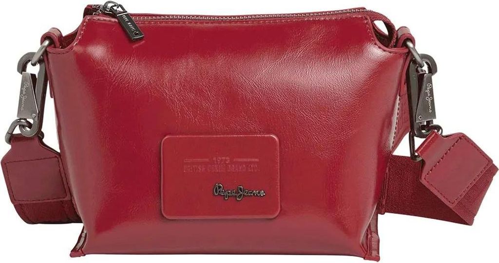 Pepe Jeans Edith Glossy Schultertasche Rot Rot One Size